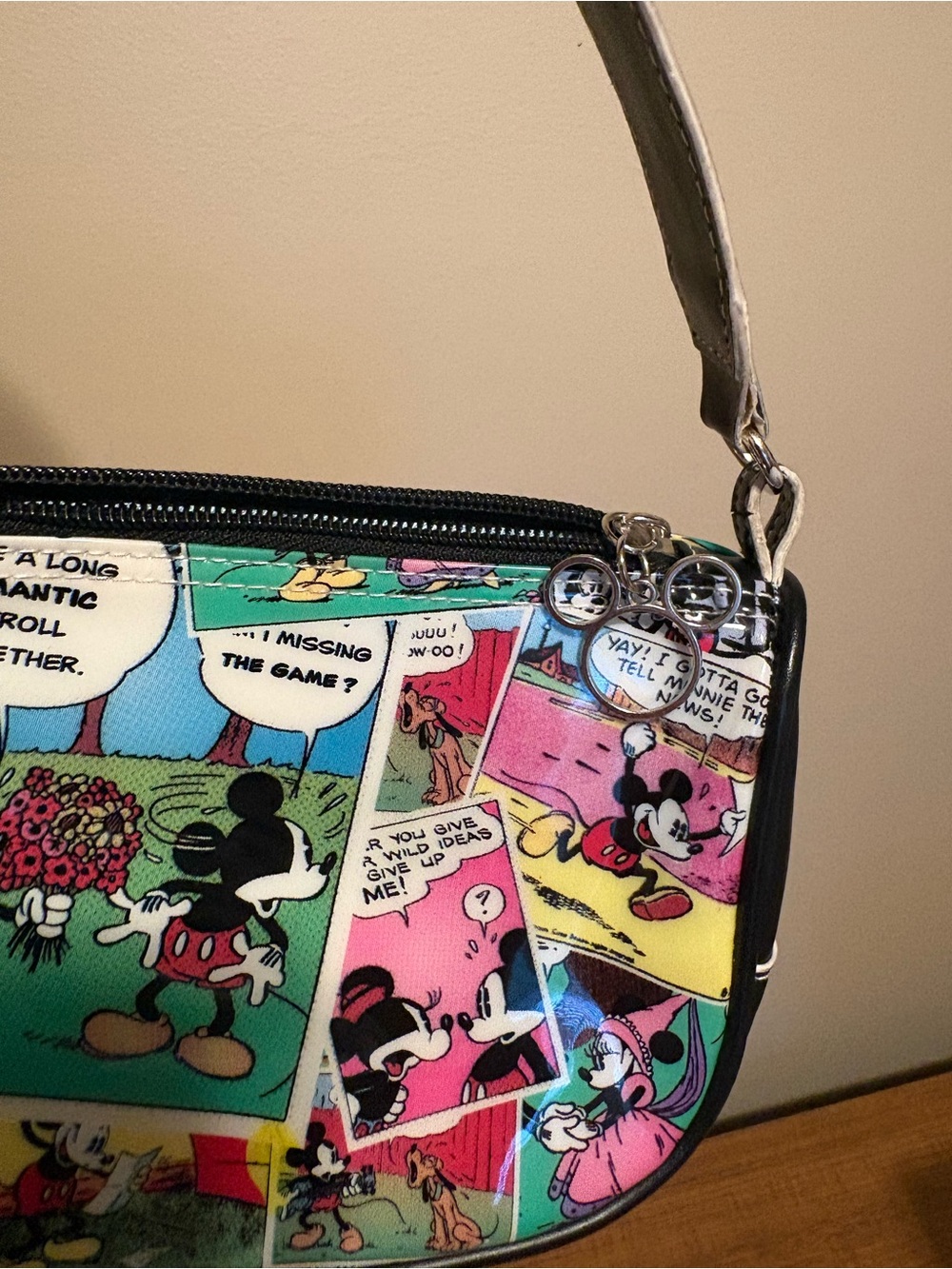 Vintage Y2K Disney Comics Print Crossbody Bag - Multicolor